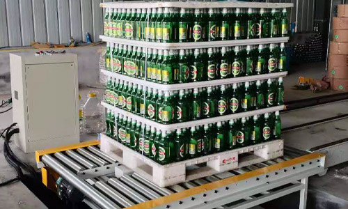Tsingtao - Application cases of automatic conveying and strapping system