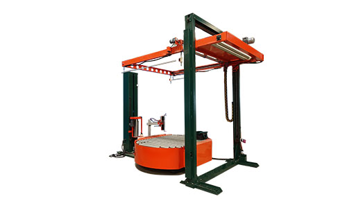Wrapping Machine with Top Plate