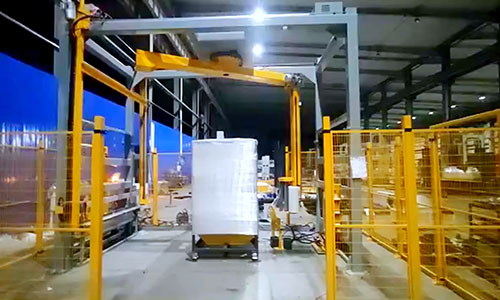 The cantilever inline wrapping machine—one machine replaces ten workers, boosting your efficiency!