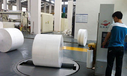 Small cylindrical wrapping packaging machine: a special equipment solution for efficient packaging of non-woven fabrics and coil products