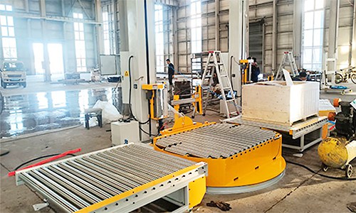 Online intelligent wrapping machine improves the efficiency of assembly line packaging and is an automated equipment that meets the needs of high-frequency delivery