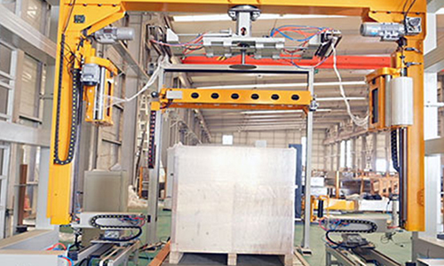 Is it difficult to ensure the safety of pallet packaging? Cantilever automatic film wrapping machine provides a stable wrapping solution for heavy goods