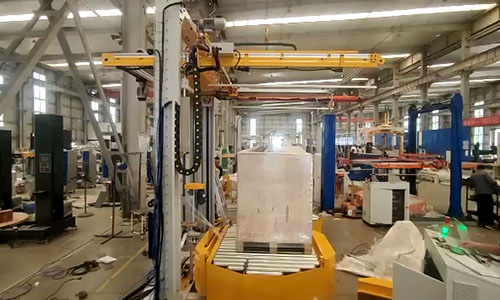 Advantages of online top-wrapping and wrapping machine: high packaging efficiency, better protection, smarter structure