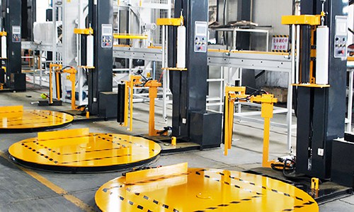 Packing is slow, manpower is tight, and film is used a lot? Try the fully automatic pallet wrapping machine to improve efficiency