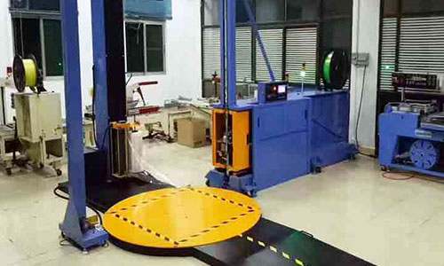 Worried About Load Shifting During Long-Distance Transport? Pallet Wrapping & Strapping All-in-One Machine Ensures Double Reinforcement