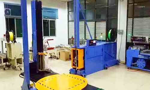 ully Automatic Straddle Strapping Machine | 15s Strapping + Precise Tension, Pallet Loads Secured