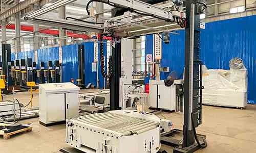 Online Top-Sheet Wrapping Machine | Film Wrapping + Top-Sheet in One Step, Better Protection with Less Labor