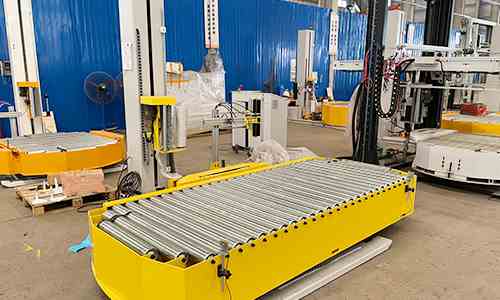 Online Automatic Stretch Wrapping Machine – Higher Efficiency with Inline Operation, Lower Film Consumption, and More Stability