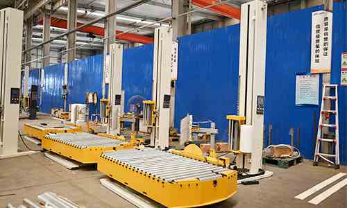 Online Automatic Stretch Wrapping Machine｜Integrated Operation – Efficient, Film-Saving, Intelligent Packaging Solution