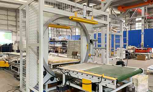 Horizontal Stretch Film Wrapping Machine — A Horizontal Spiral Wrapping Solution for Profiles, Pipes, and Panels