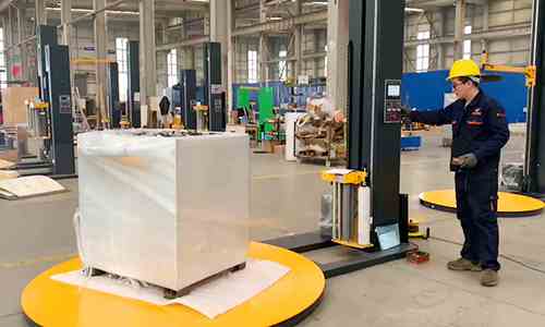 Pallet Loads Easily Shift or Collapse? Pallet Stretch Wrapping Machine Standardizes Outbound Packaging Processes