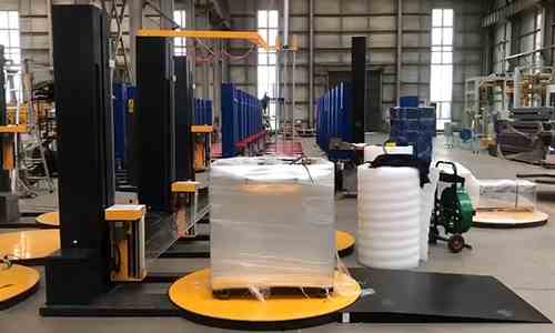 Frequent Pallet Size Changes?  Automatic Pallet Stretch Wrapping Machines for Fixed Packaging Stations
