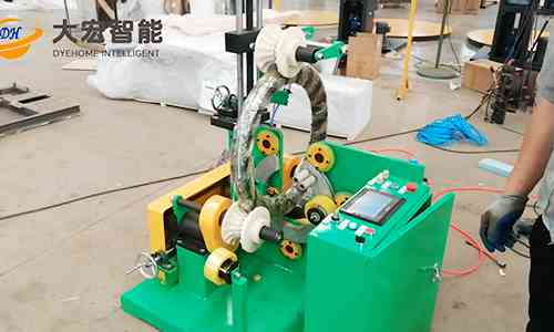 Tire Stretch Wrapping Machine Standardizes Tire Protection for Dispatch