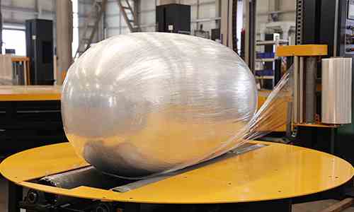 Cylindrical Paper Roll Wrapping Machine for Outer Film Fixation Packaging of Paper Rolls