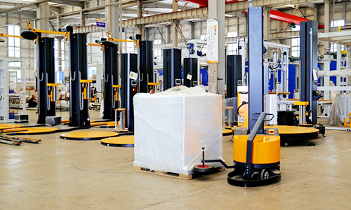 Mobile Pre-Stretch Film Wrapping Solution Without Fixed Workstation