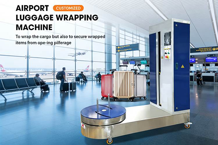 Luggage Wrapping Machine for Airports