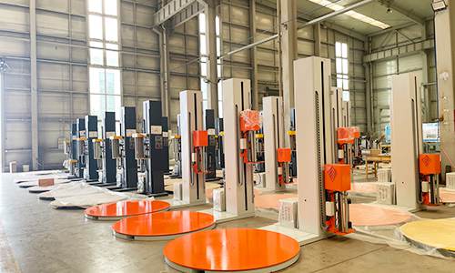  Pallet Wrapping Machine  Automatic Pallet Wrapping Machine Improves Packaging Efficiency